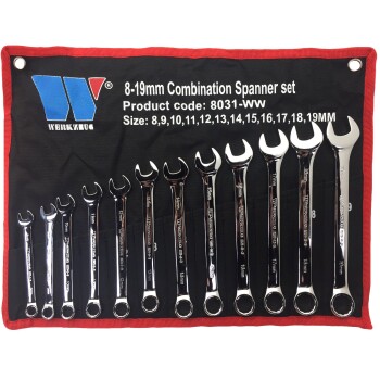 Steeksleutelset 8–19 mm 12-delig
