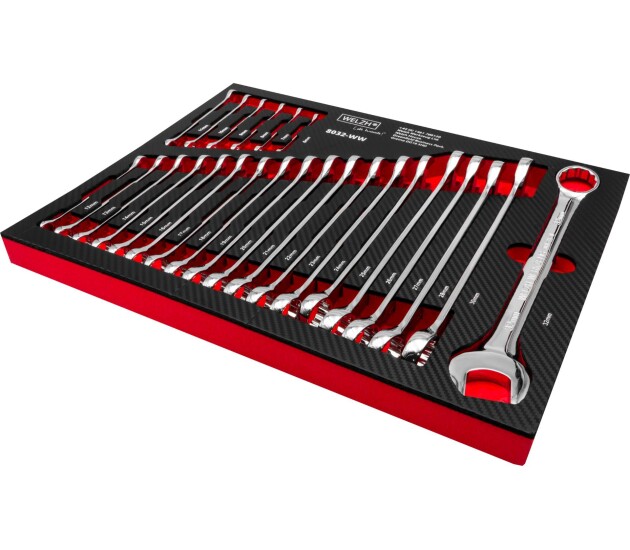 Steeksleutelset 6–32 mm 25-delig