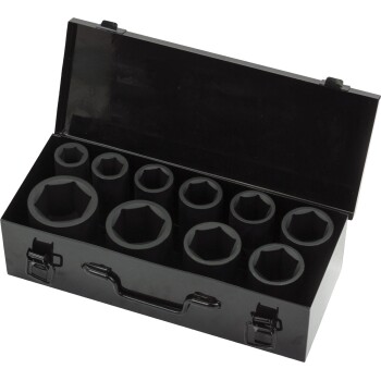 Diepe impactdoppenset 1 inch 22–50 mm 11-delig