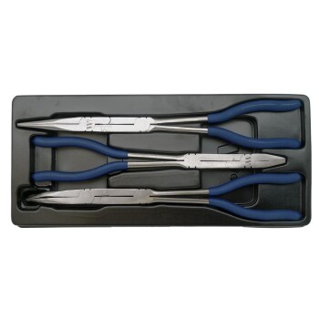 Dubbel scharnierende langbektangenset 3-delig