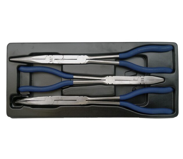 Dubbel scharnierende langbektangenset 3-delig