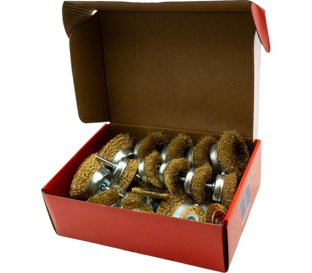 Staaldraadborstelset 24-delig