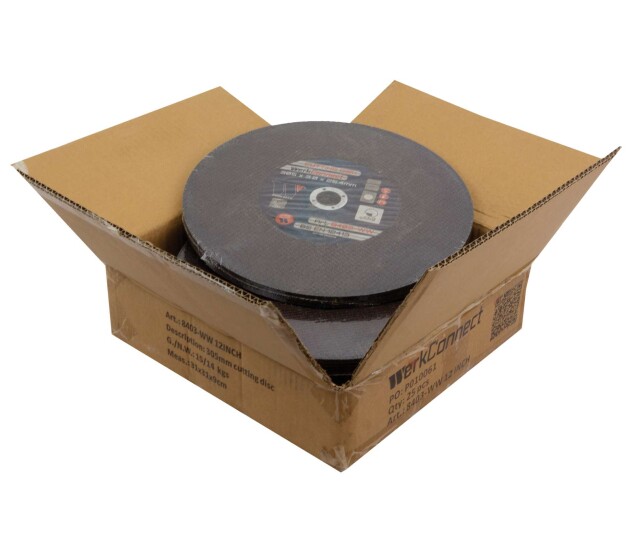 Doorslijpschijf voor roestvast staal 305 × 3,0 × 25,4 mm