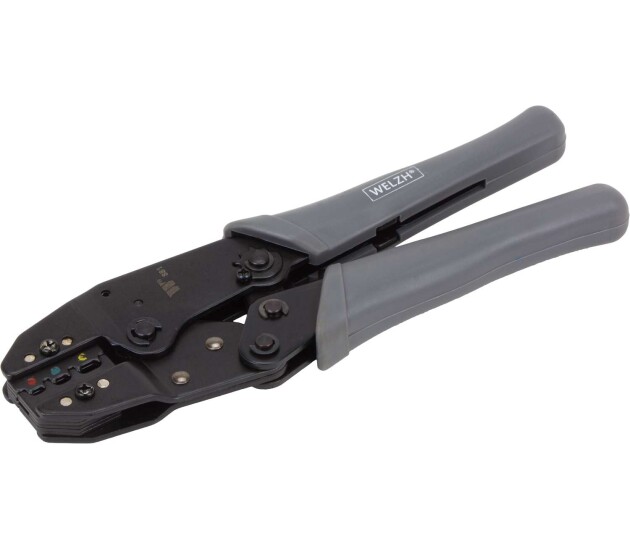 Ratelkrimptang voor geïsoleerde kabels 0,5–6 mm²