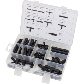 Slangconnector set kunststof 113-delig