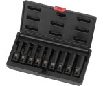 Impact E-Torx doppenset 1/2" 9-delig E10–E24