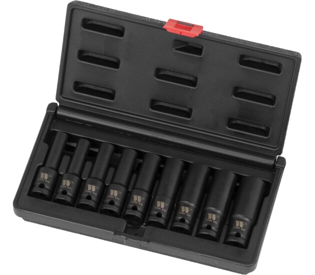 Impact E-Torx doppenset 1/2" 9-delig E10–E24