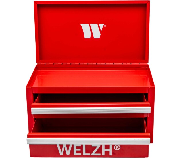Welzh mini gereedschapskist staal 2 laden