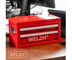 Welzh mini gereedschapskist staal 2 laden