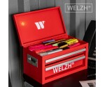 Welzh mini gereedschapskist staal 2 laden