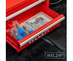 Welzh mini gereedschapskist staal 2 laden