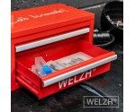 Welzh mini gereedschapskist staal 2 laden
