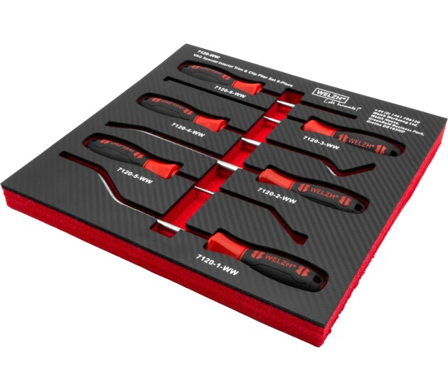 Interieur clip- en sierlijst demontageset 6-delig