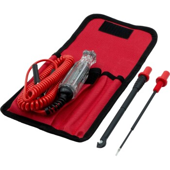 Digitale LCD spanningstester 4–60 volt met verwisselbare meetpennen