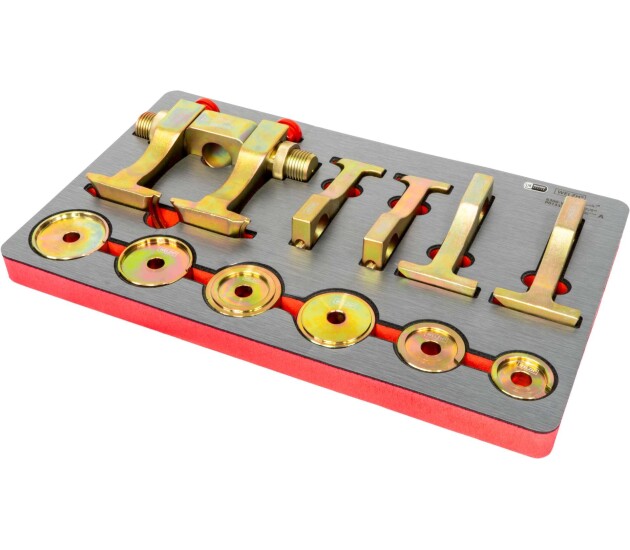 Hydraulische wielnaaf- en wiellagerset voor montage en demontage