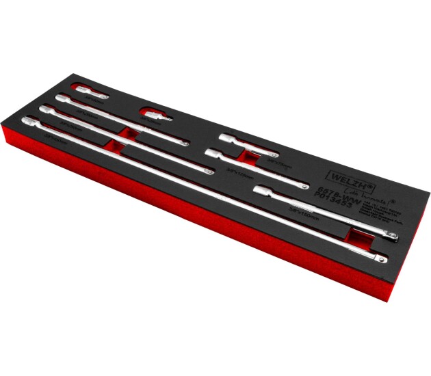 Wobble verlengstukset 3/8 inch 8-delig