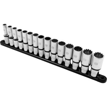 Diepe Multi-Lok doppenset 1/2 inch 15-delig