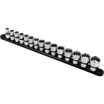 Ondiepe Multi-Lok doppenset 1/2 inch 15-delig