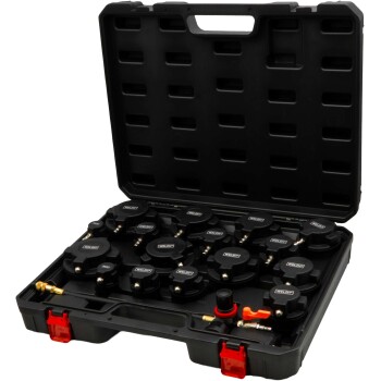 Turbosysteem druktestset met trapadapters 17-delig