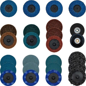 Snelwissel slijpschijven set 25-delig