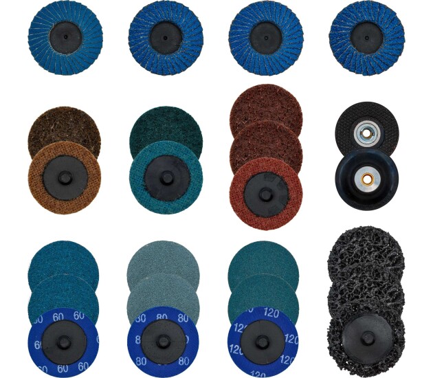 Snelwissel slijpschijven set 25-delig