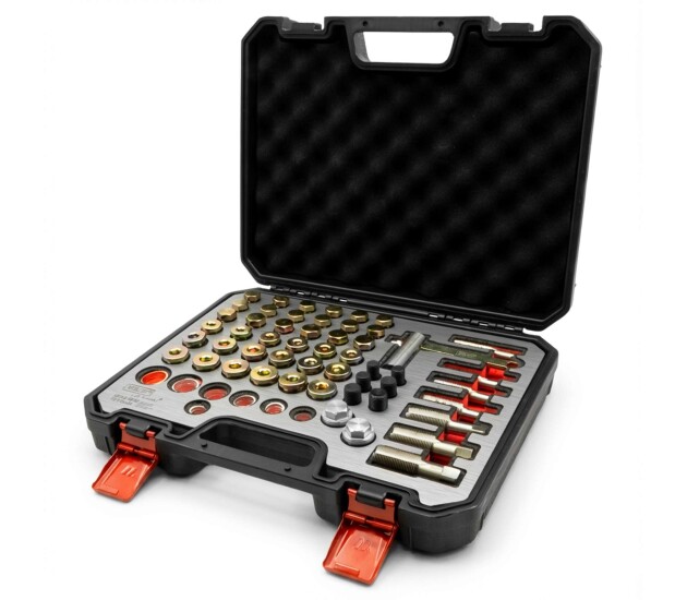 Carterplug schroefdraad reparatieset 136-delig