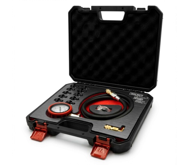 Oliedruk testset met manometer en adapters