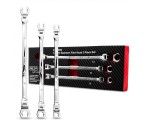 XL leidingringsleutel set met scharnierkop 8–13 mm, 3-delig
