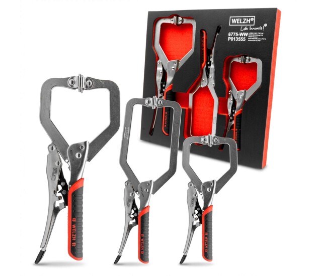 Automatische C-klemgriptang set 3-delig