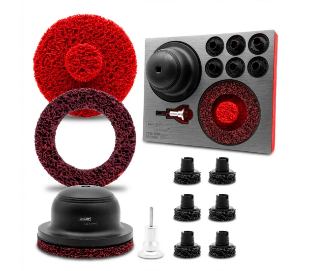 Wielnaaf reinigingsset voor aluminium velgen