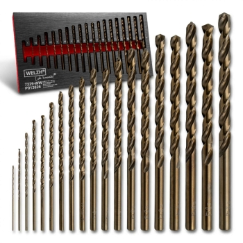 Cobalt borenset extra lang 19-delig 1-10 mm