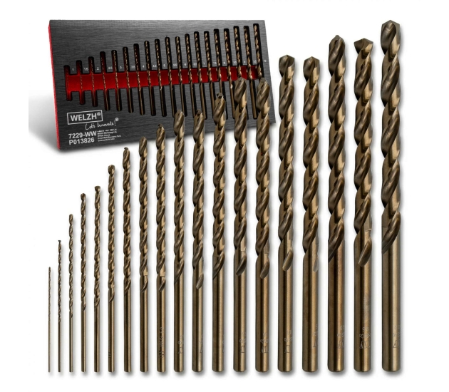 Cobalt borenset extra lang 19-delig 1-10 mm