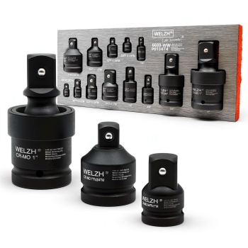 Slag adapter en kruiskoppeling set 13-delig