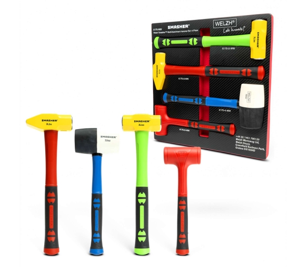 Smasher hamerset multi-assortiment 4-delig