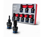 Flexi-joint impact inbus bitdoppenset 8-delig