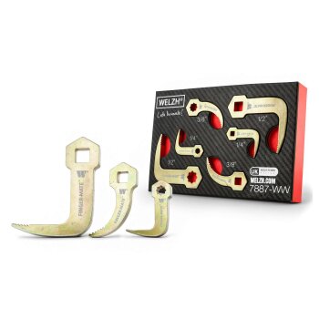 Finger-Mate™ haakse hef- en wrikadapters 6-delig